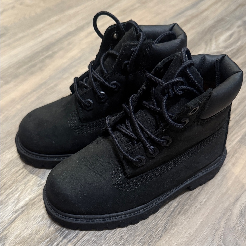 Timberland Black Kids Boots